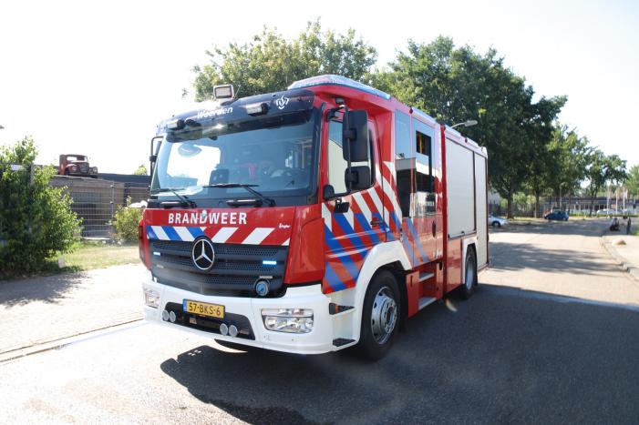 Brand bij schroothandel De Bruin Recycling