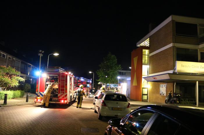 Veel rook bij brand in winkel
