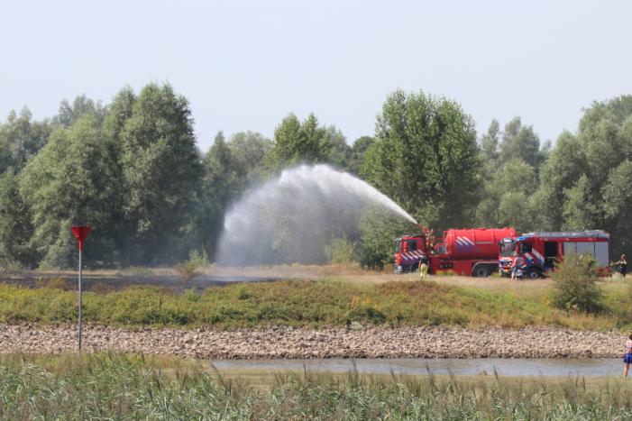 Grote natuurbrand gaat gepaard met veel rook