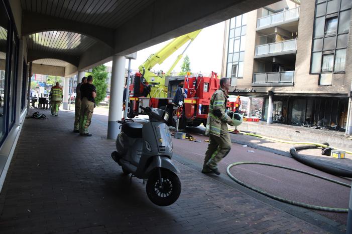 Grote brand Domino's Pizza