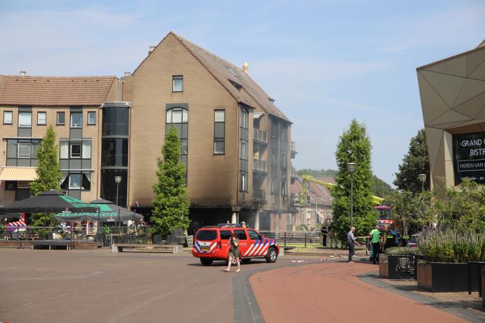 Grote brand Domino's Pizza