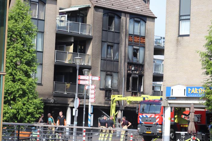 Grote brand Domino's Pizza