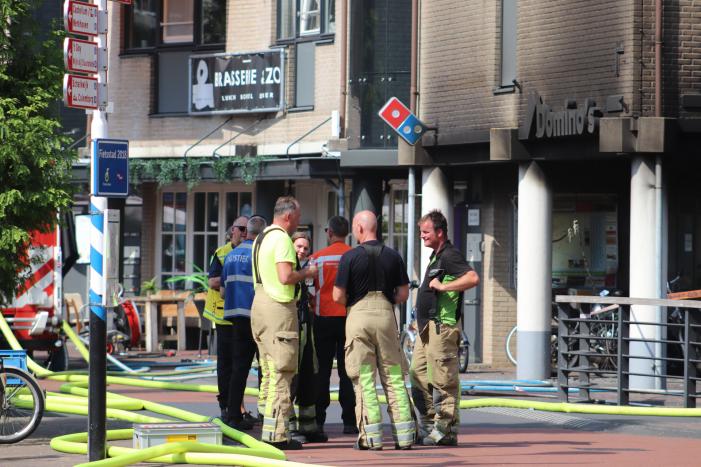 Grote brand Domino's Pizza