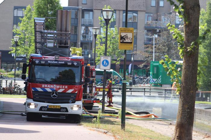 Grote brand Domino's Pizza