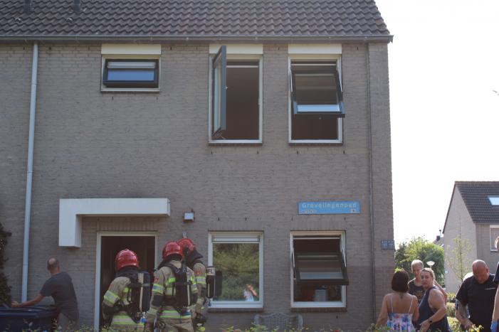 Woning geventileerd na brand in keuken