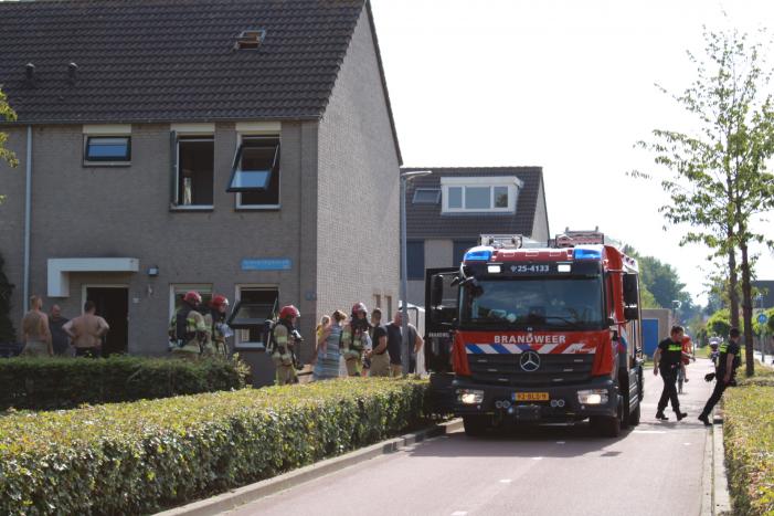 Woning geventileerd na brand in keuken