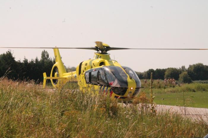 Traumahelikopter ingezet voor incident met kindje