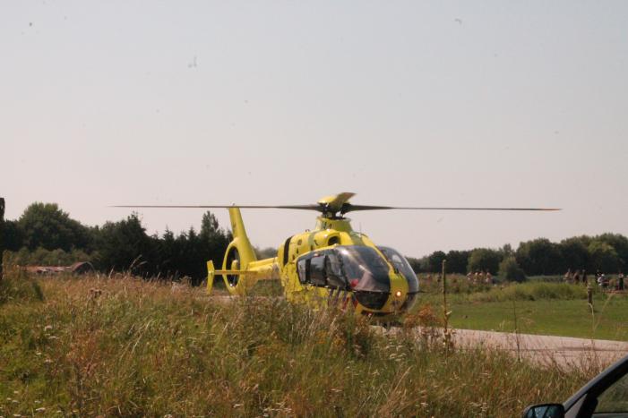 Traumahelikopter ingezet voor incident met kindje