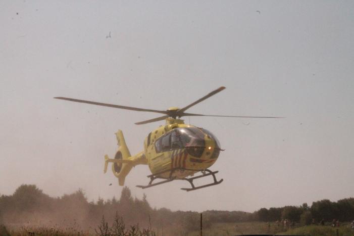 Traumahelikopter ingezet voor incident met kindje