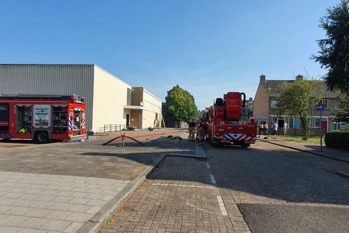 Isolatiemateriaal vliegt in brand