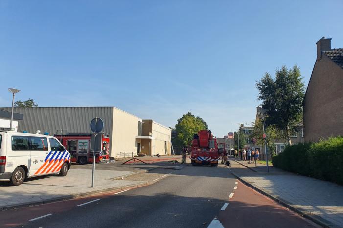 Isolatiemateriaal vliegt in brand