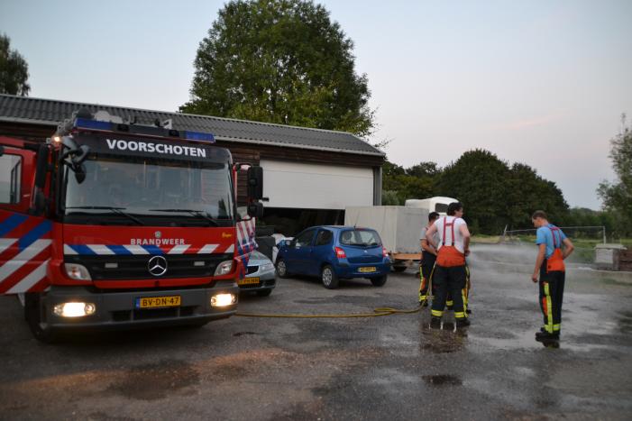 Brandweer redt opnieuw paard uit sloot
