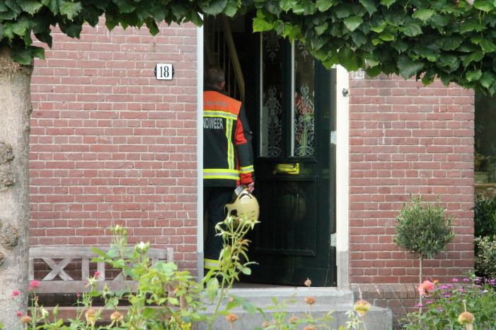 Lek in gasleiding in woning
