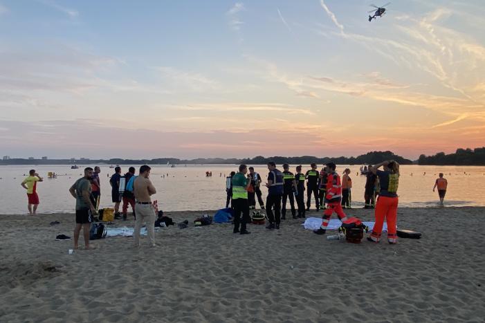 Grote zoekactie naar vermiste zwemmer