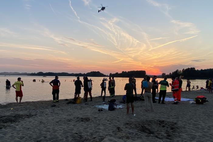Grote zoekactie naar vermiste zwemmer