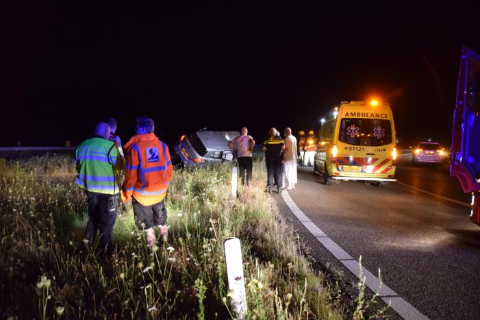 Gewonde bij ongeval op snelweg