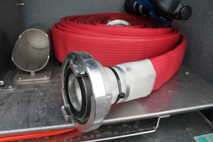 Flinke brand in garagebox