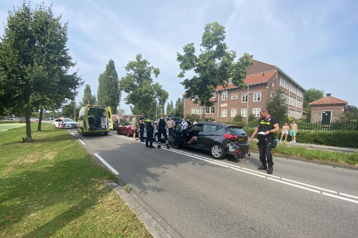 Meerdere voertuigen betrokken bij kop-staartbotsing