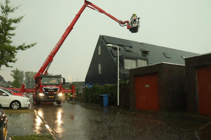 Woning getroffen door blikseminslag