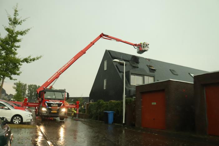 Woning getroffen door blikseminslag