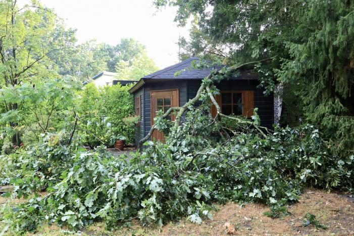 Amersfoort geteisterd door schades na hoosbuien