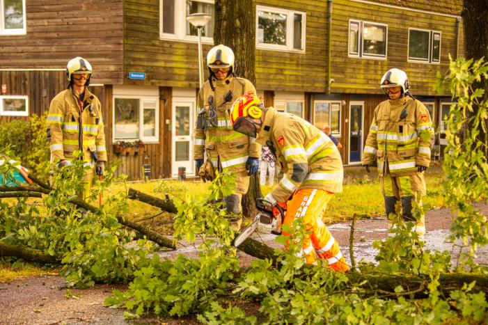 Amersfoort geteisterd door schades na hoosbuien