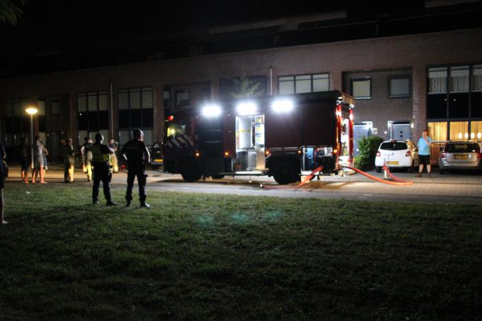 Veel rook bij brand in woning