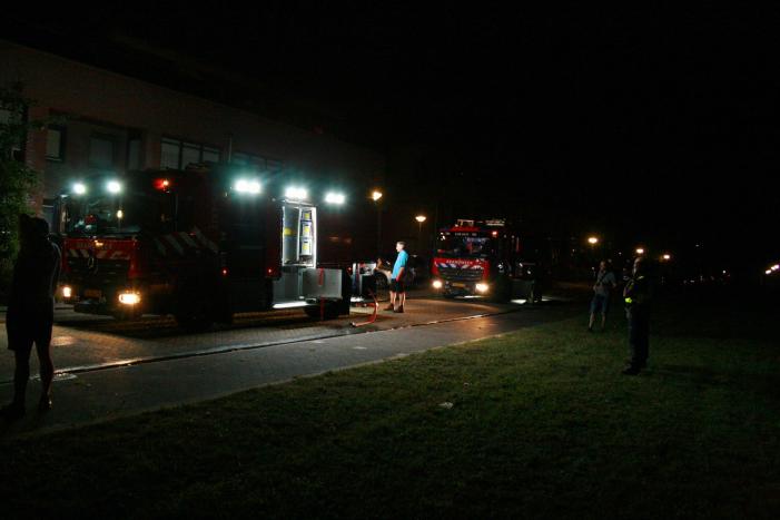 Veel rook bij brand in woning