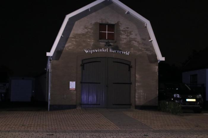 Brand in wijnwinkel Barneveld