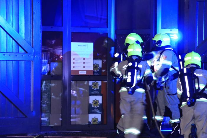 Brand in wijnwinkel Barneveld