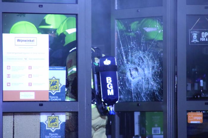 Brand in wijnwinkel Barneveld