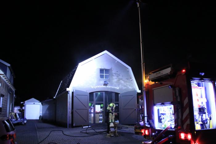 Brand in wijnwinkel Barneveld