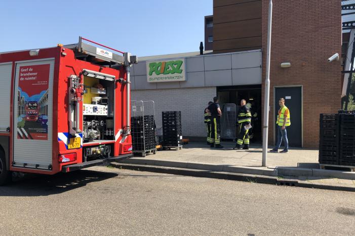 Onderzoek naar gaslucht in Poiesz-supermarkt
