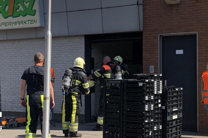 Onderzoek naar gaslucht in Poiesz-supermarkt