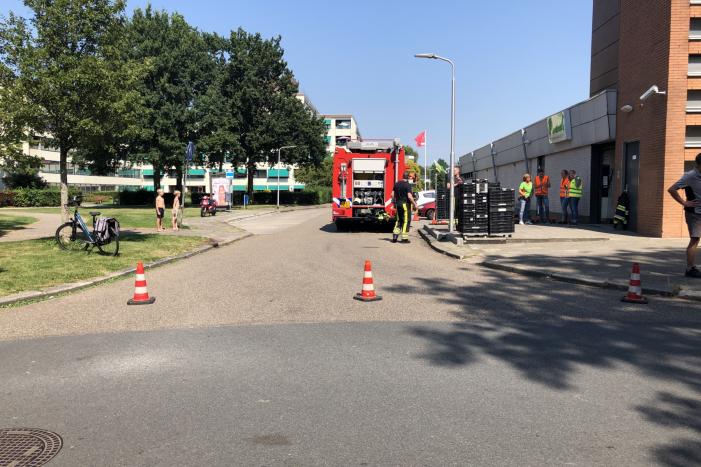 Onderzoek naar gaslucht in Poiesz-supermarkt