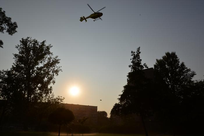 Persoon overleden na brand in flatwoning