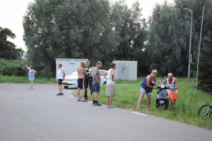Scooterrijder gewond na valpartij