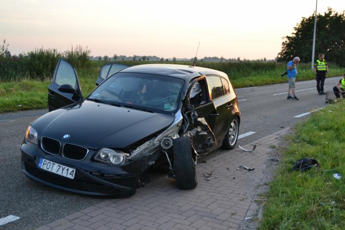 Hond komt met de schrik vrij bij verkeersongeval