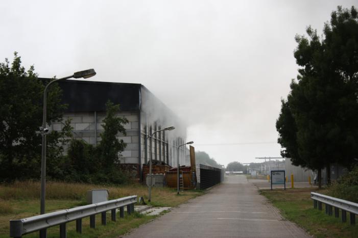 Grote brand bij Hartog Containers