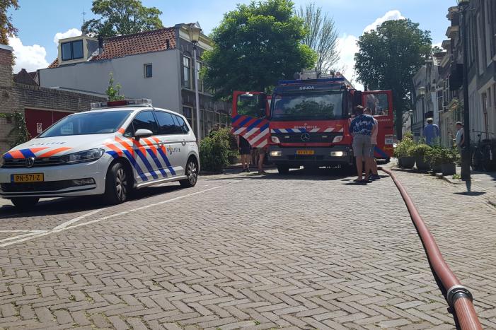 Brand in woning boven winkel