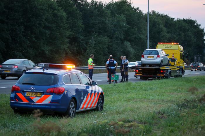 Incident op snelweg voor knooppunt Hoevelaken