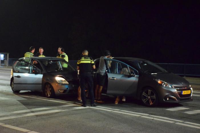 Flinke schade na kop-staart aanrijding
