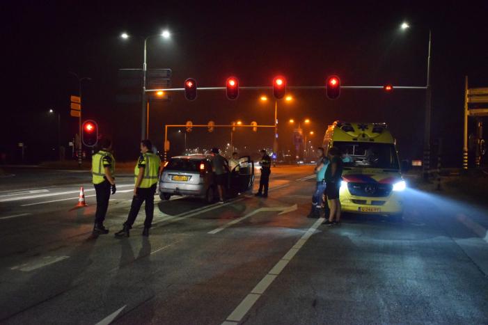 Flinke schade na kop-staart aanrijding