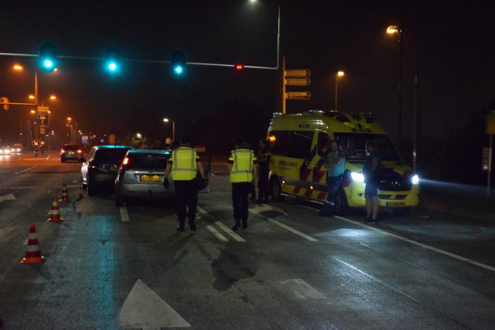 Flinke schade na kop-staart aanrijding