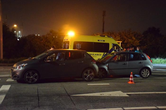 Flinke schade na kop-staart aanrijding