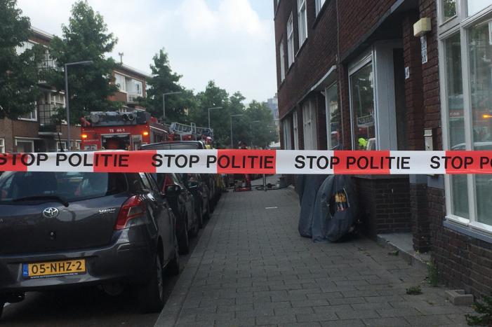 Brand in woning in Charlois