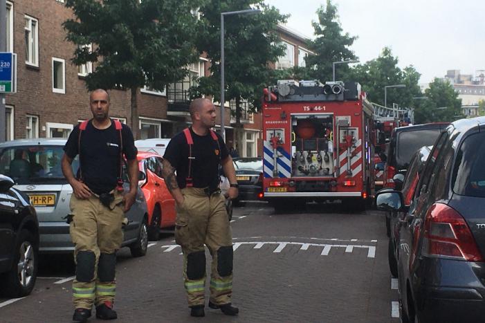 Brand in woning in Charlois