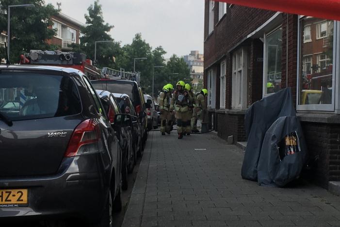 Brand in woning in Charlois
