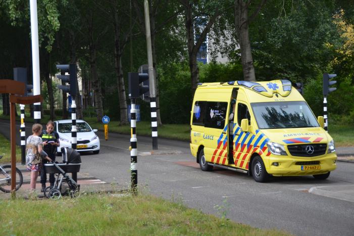 Mountainbiker gewond na aanrijding met auto