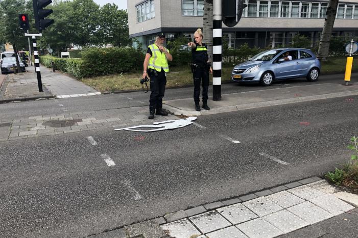 Mountainbiker gewond na aanrijding met auto